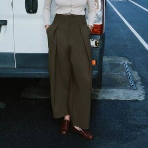 Zara Pleated Balloon Pants